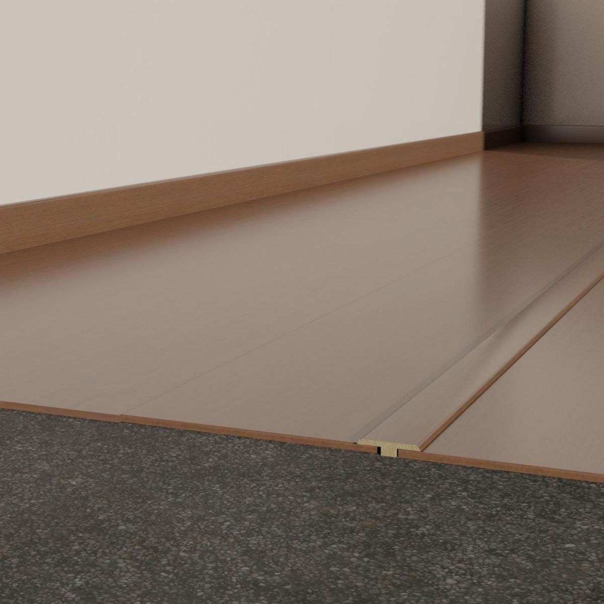 HOLZTEK - Guía de Transición MDF Wenge 12 mm 4.5x100 cm