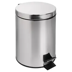JUST HOME COLLECTION - Basurero 5 Litros Metal Gris