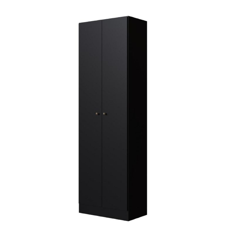 BE DESIGN - Estante Paraná MDP 5 Nivel(es) 55x174.5x31.2 cm Negro