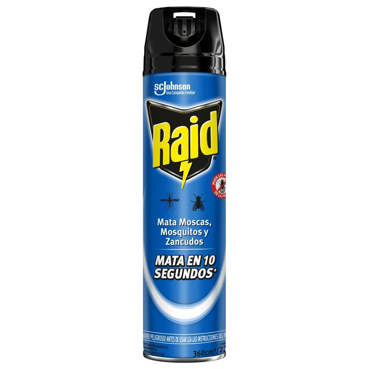 RAID - Insecticida para moscas, mosquitos y zancudos 360 ml.