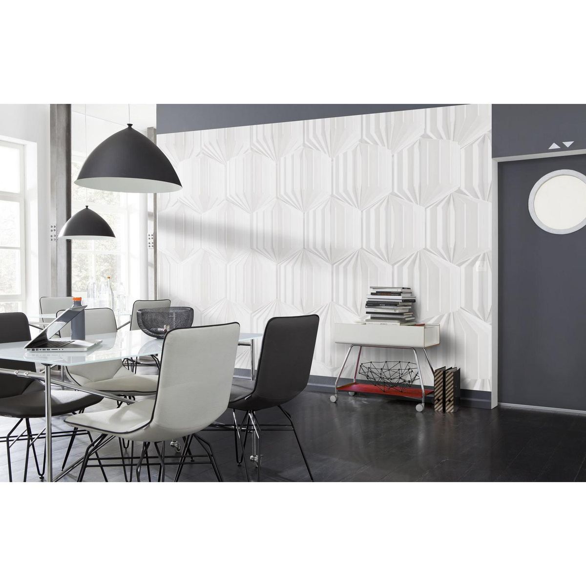 KOMAR - Fotomural Origami 4074 9.1 m2