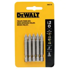 DEWALT - Punta atornillar PH2 2'' 5 unidades
