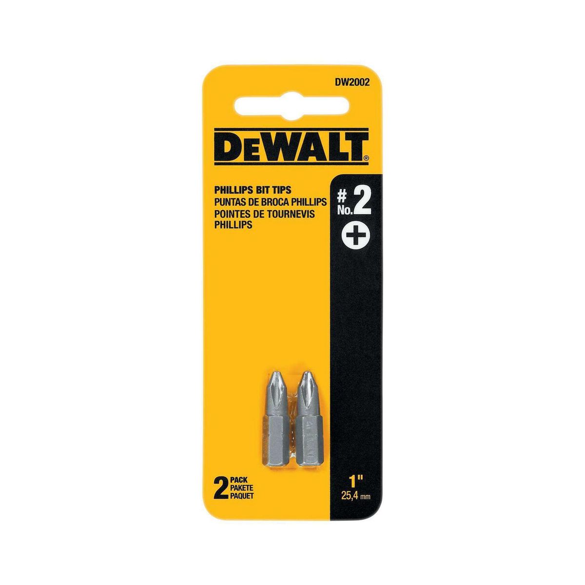 DEWALT - Punta atornillar PH2 1'' 2 unidades