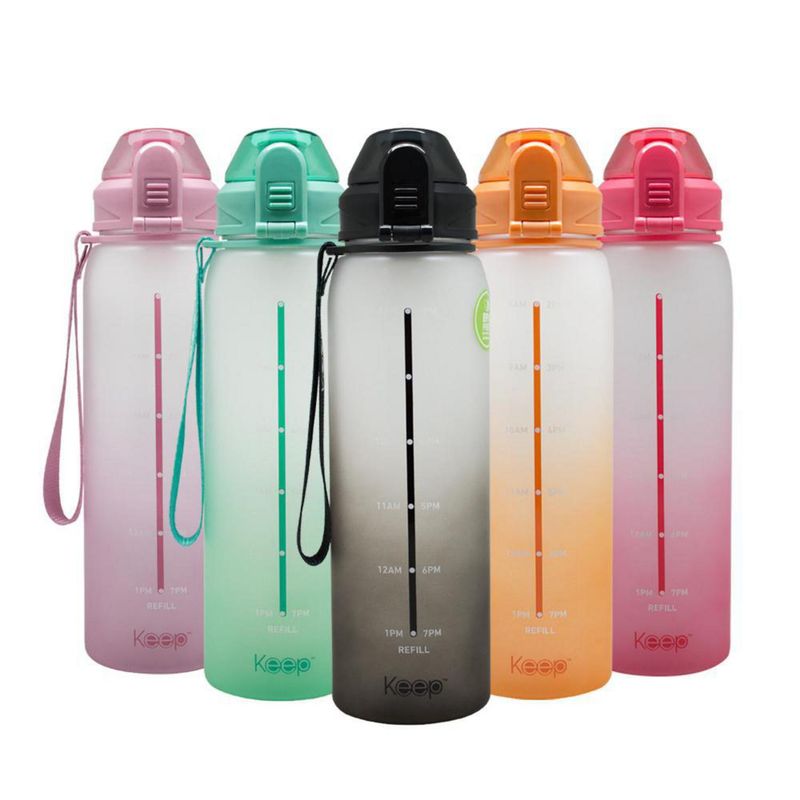 KEEP - Botella medidas 1 litro colores