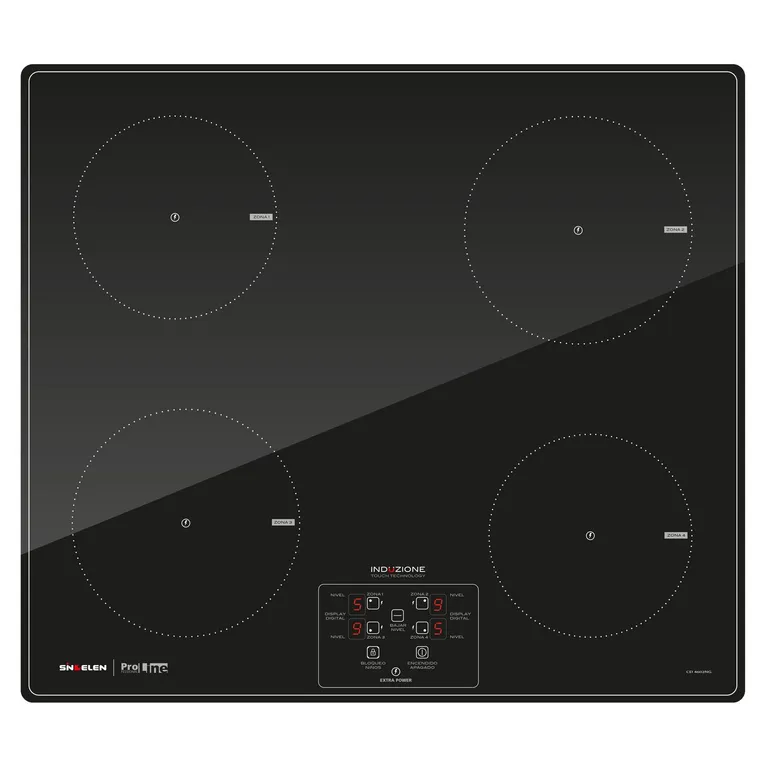 SINDELEN Encimera Inducción 4 Platos CEI-4602NG