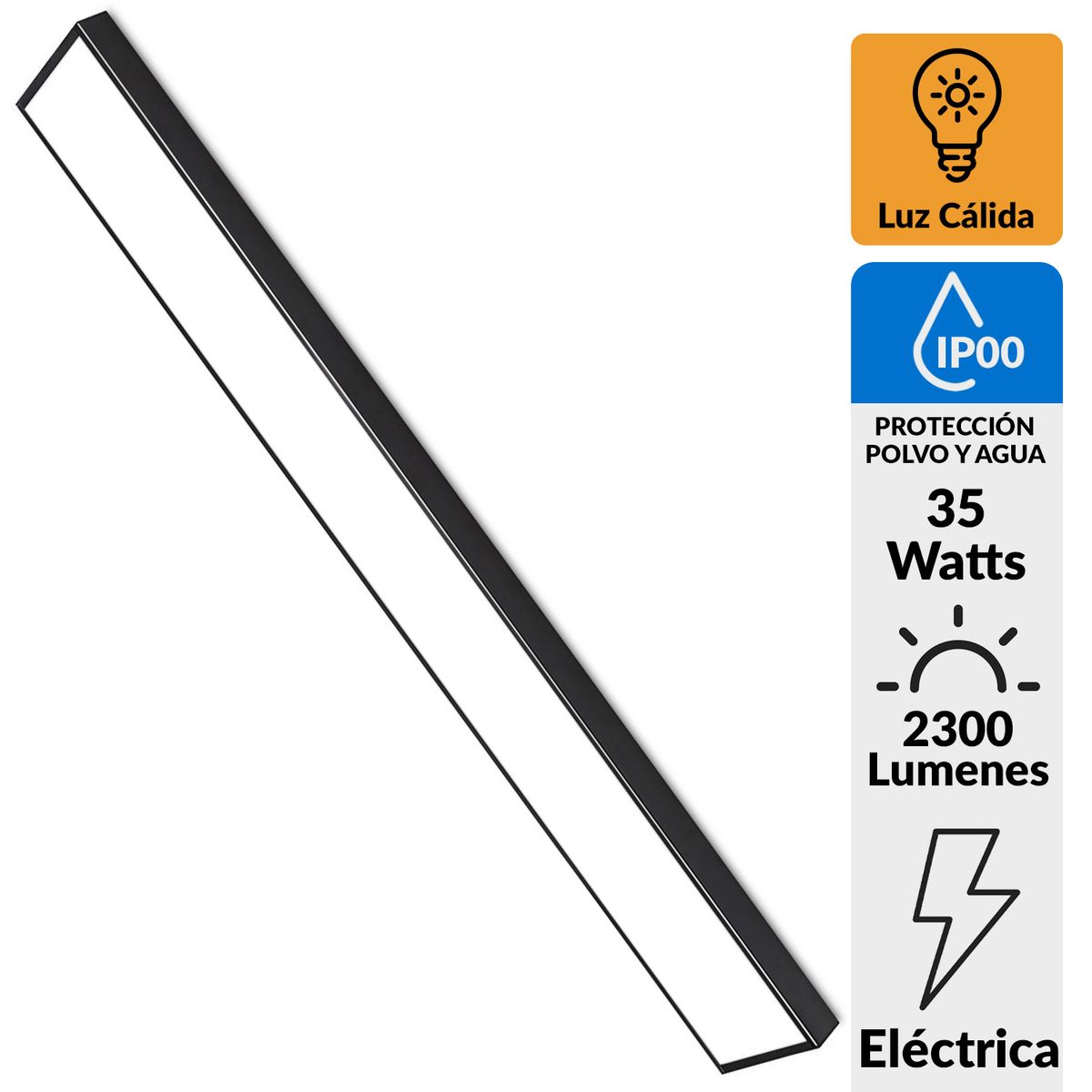 HALUX - Panel Led de Oficina 40W 180x118 cm