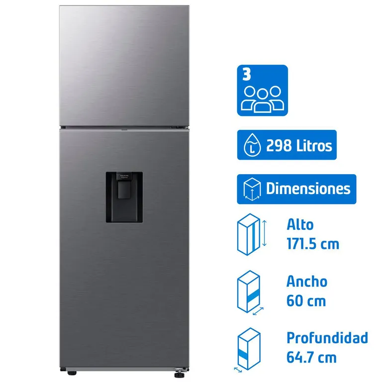 Refrigerador Top Freezer No Frost 301 Litros Inox RT31CG5540S9ZS