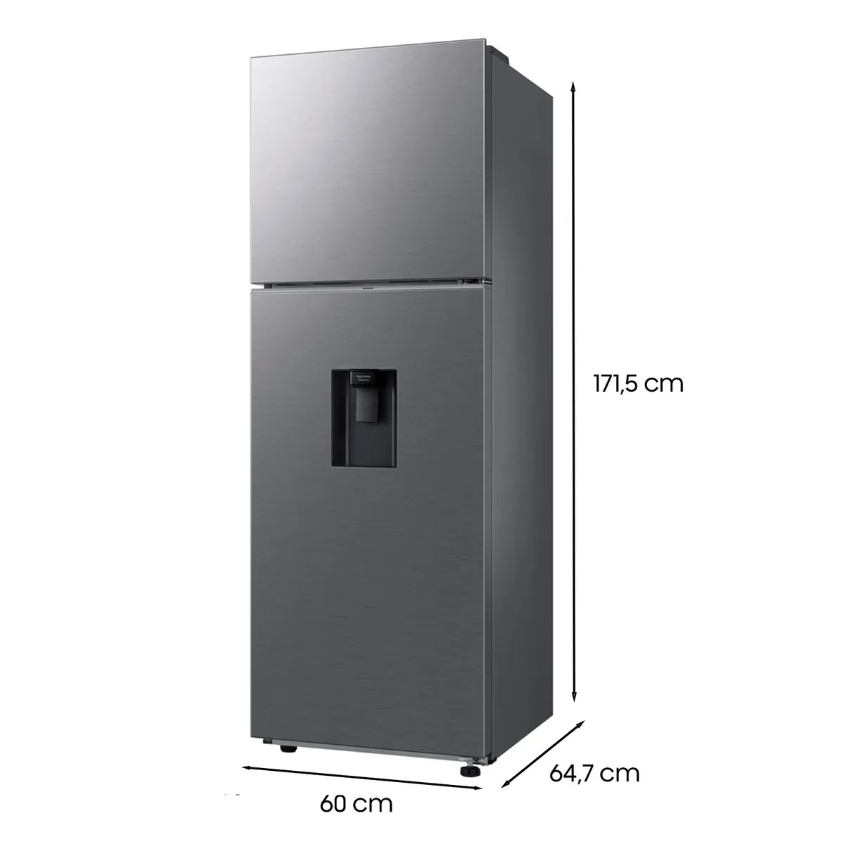 SAMSUNG - Refrigerador Top Freezer No Frost 298 Litros Inox RT31CG5540S9ZS