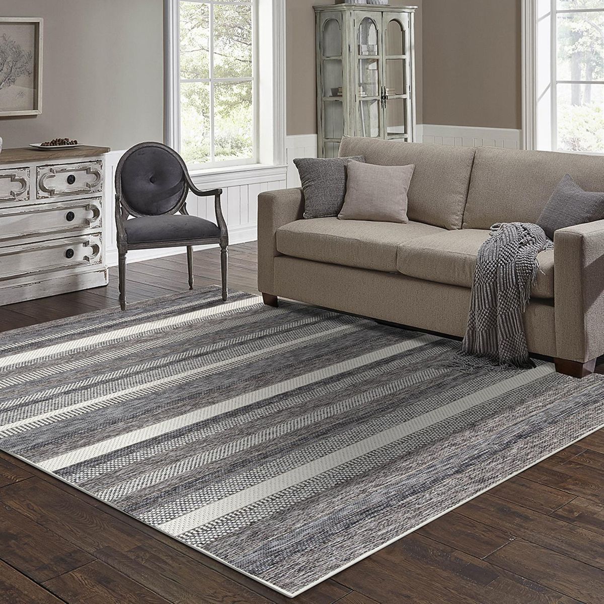 IDETEX - Alfombra Ash 160x230 cm Sisal multicolor