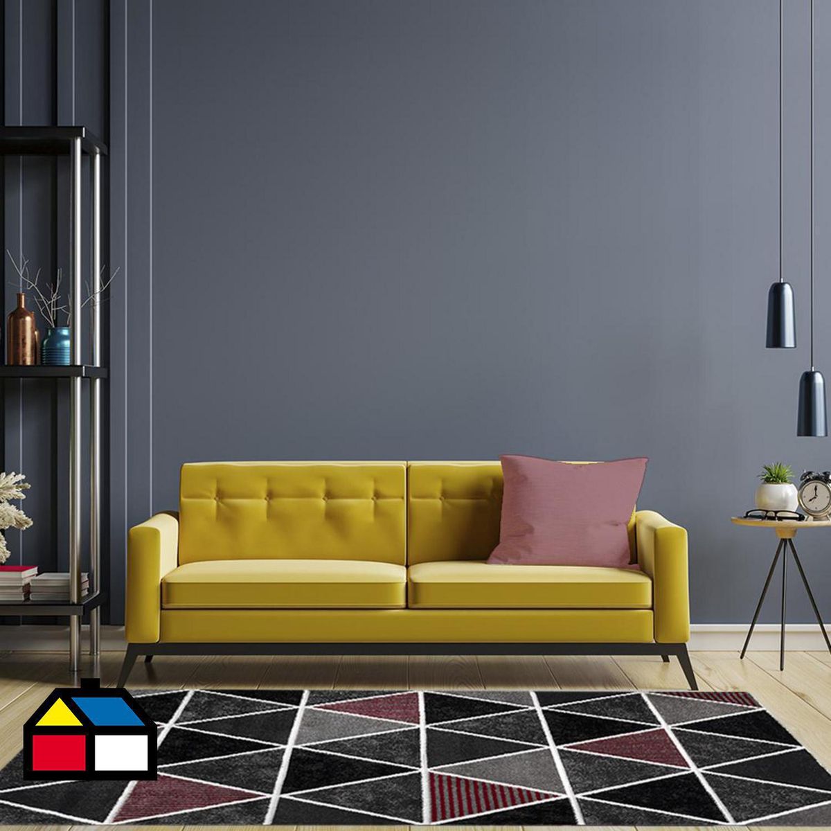 IDETEX - Alfombra Frise Carved Avangard 150x200 cm Polipropileno Multicolor