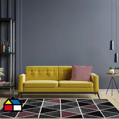IDETEX - Alfombra frise carved avangard red black 150x200 cm
