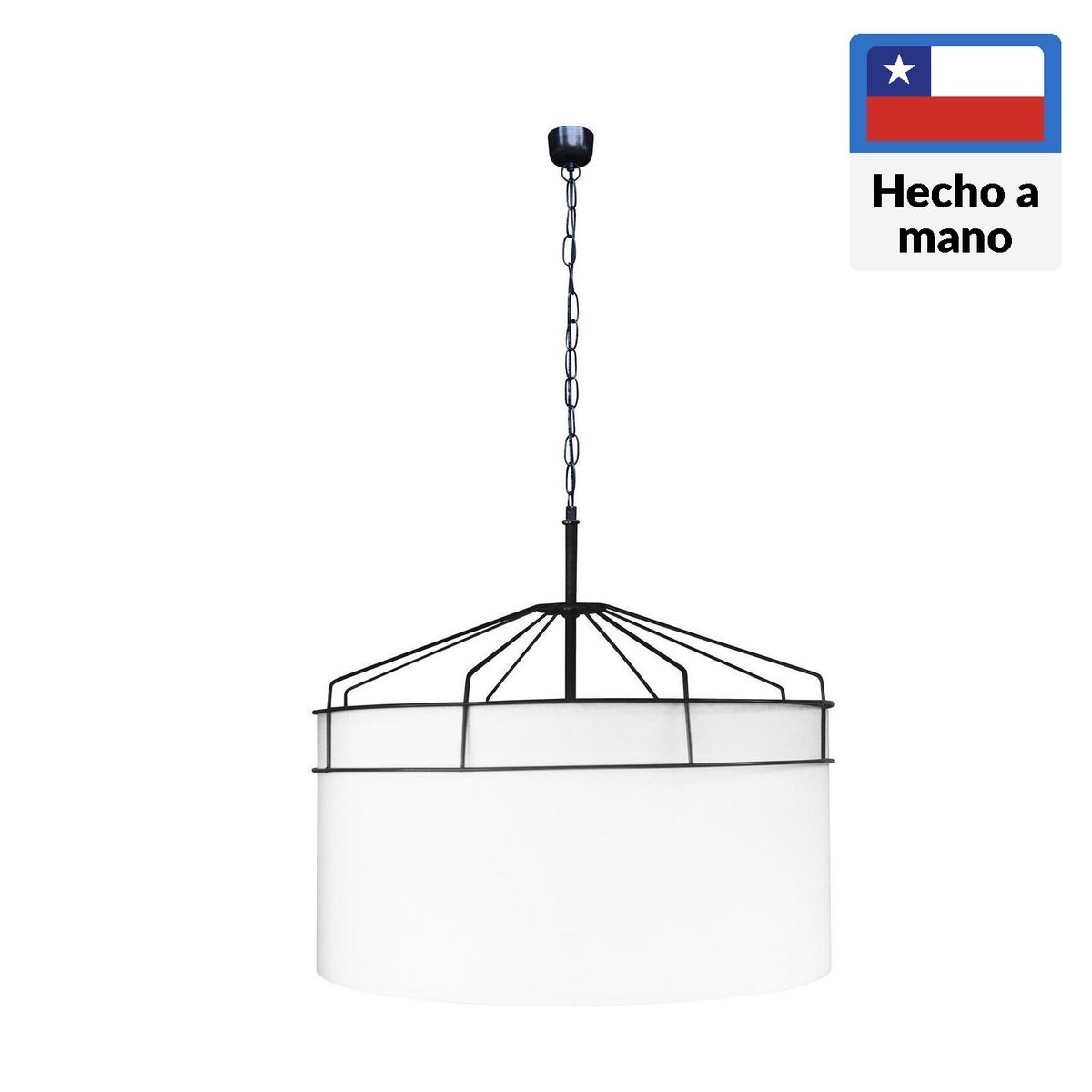 CAROLD STEVENS - Lámpara Colgante Kloe Tela Beige