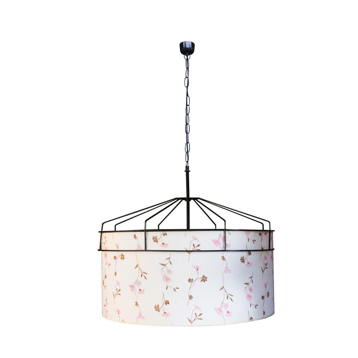 CAROLD STEVENS - Lámpara Colgante Kloe Tela Beige