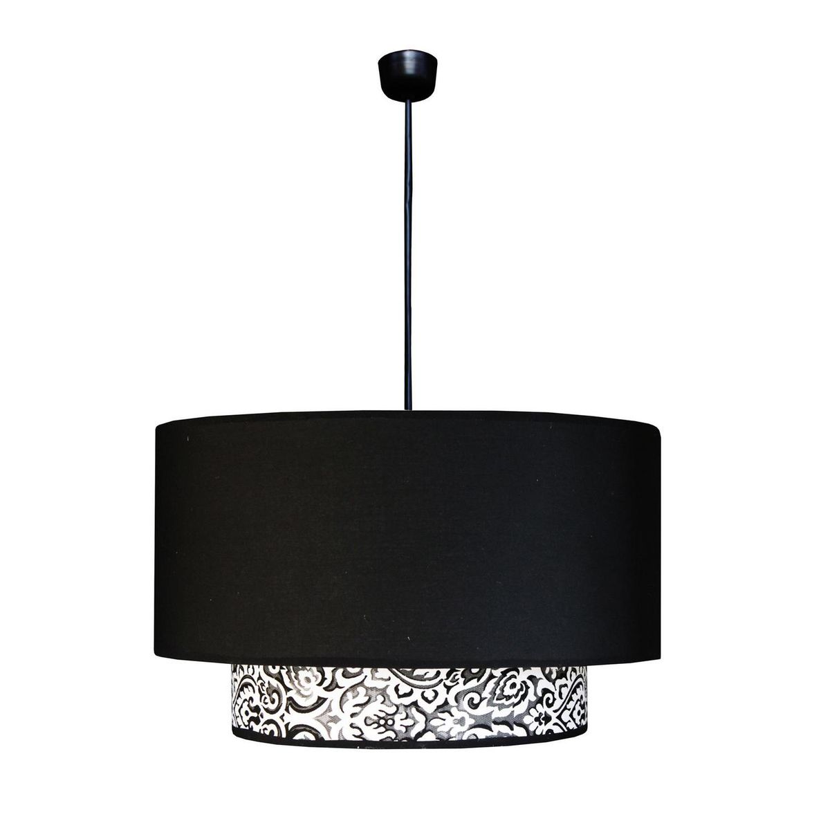 CAROLD STEVENS - Lámpara Colgante Velvat Tela Café