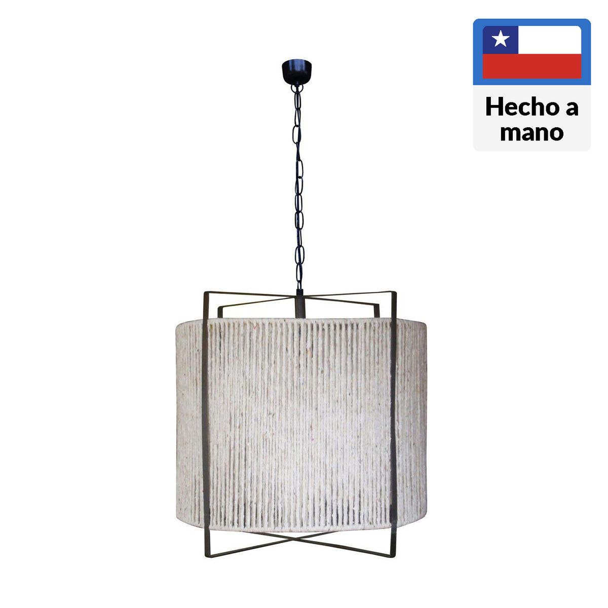 CAROLD STEVENS - Lámpara Colgante Positano Tela Beige