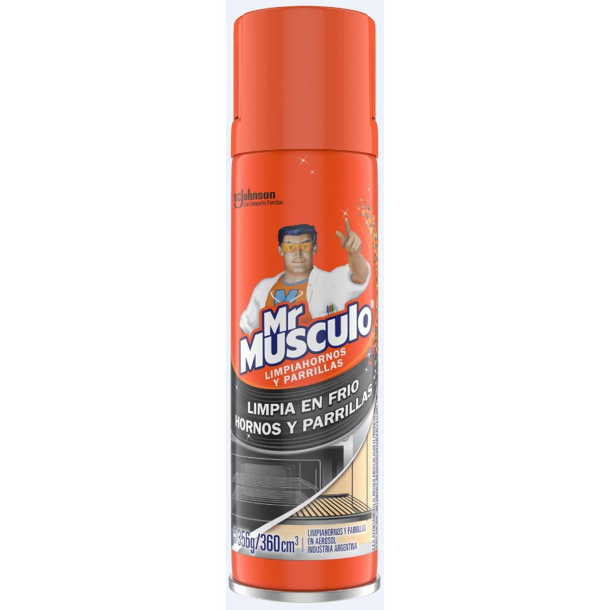 MR MUSCULO - Limpiador Mr. Músculo Hornos y Parrillas Multiuso 360 ml
