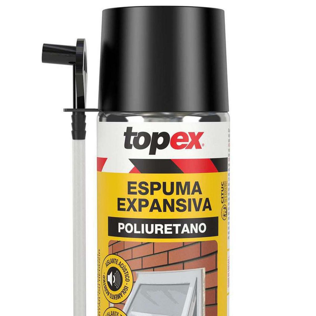 TOPEX - Espuma Expansiva de Poliuretano Topex 500 ml