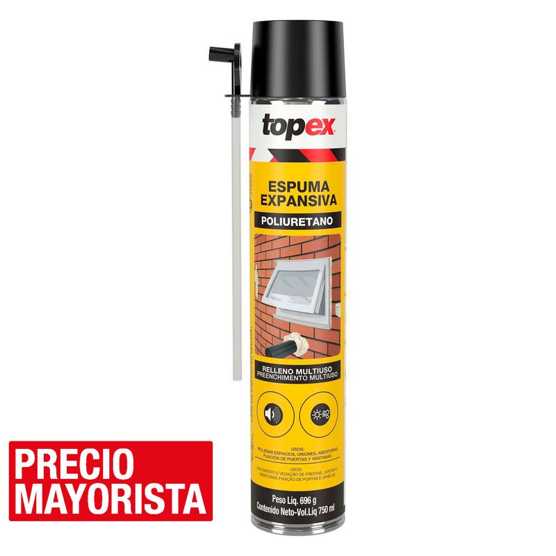 TOPEX - Espuma poliuretano topex 750ml