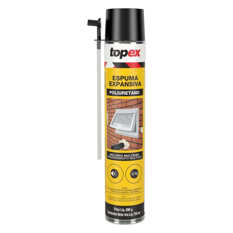 TOPEX - Espuma poliuretano topex 750ml