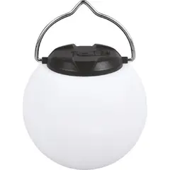HALUX - Lámpara de Camping Esférica Recargable 350 lm Plástico Blanco