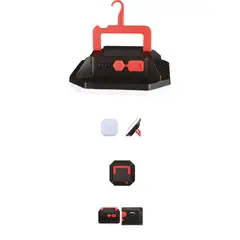 JUST HOME COLLECTION - Lámpara de Camping Solar Recargable 550 lm Blanco