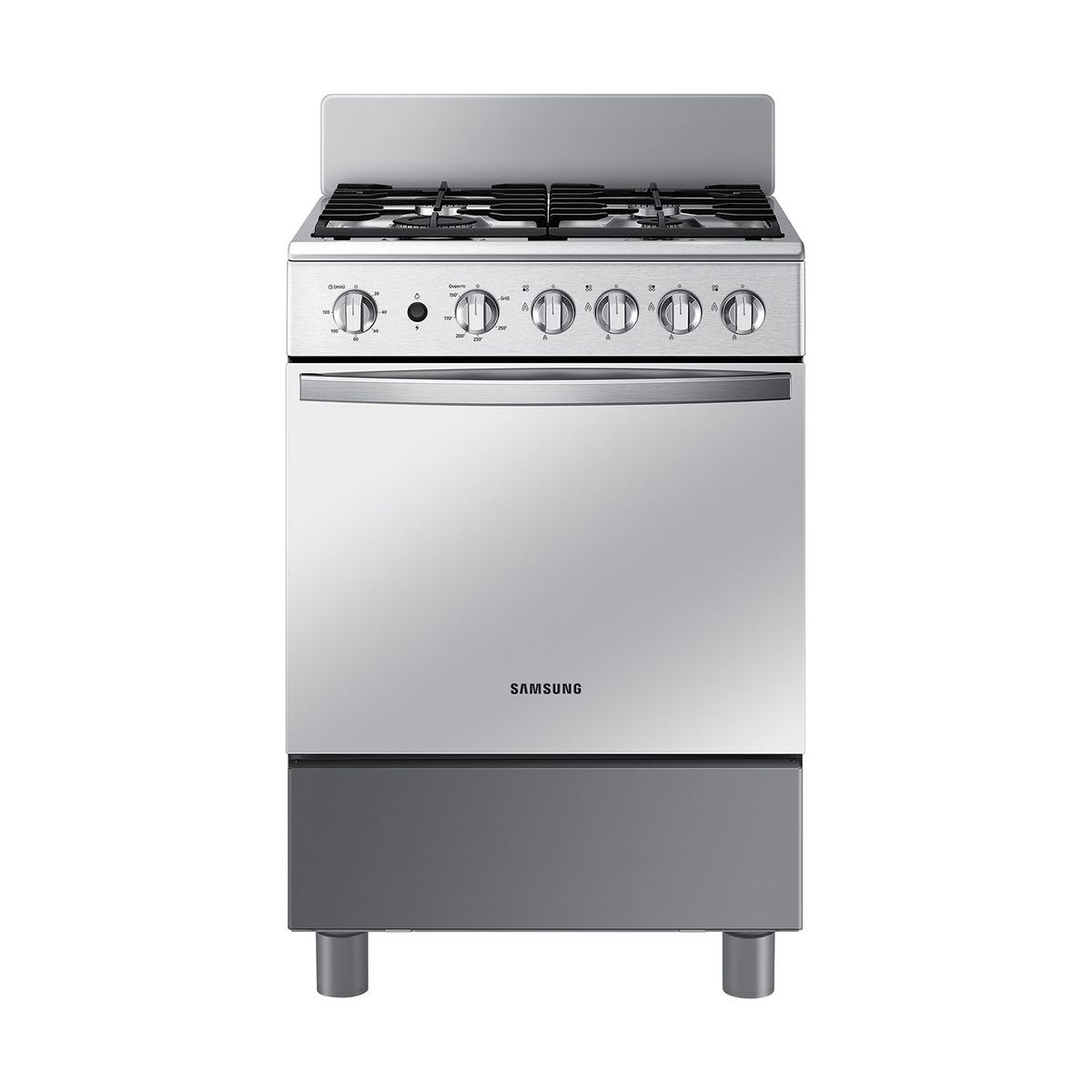 SAMSUNG - Cocina a Gas 4 Platos Silver NX24BG57413SZS