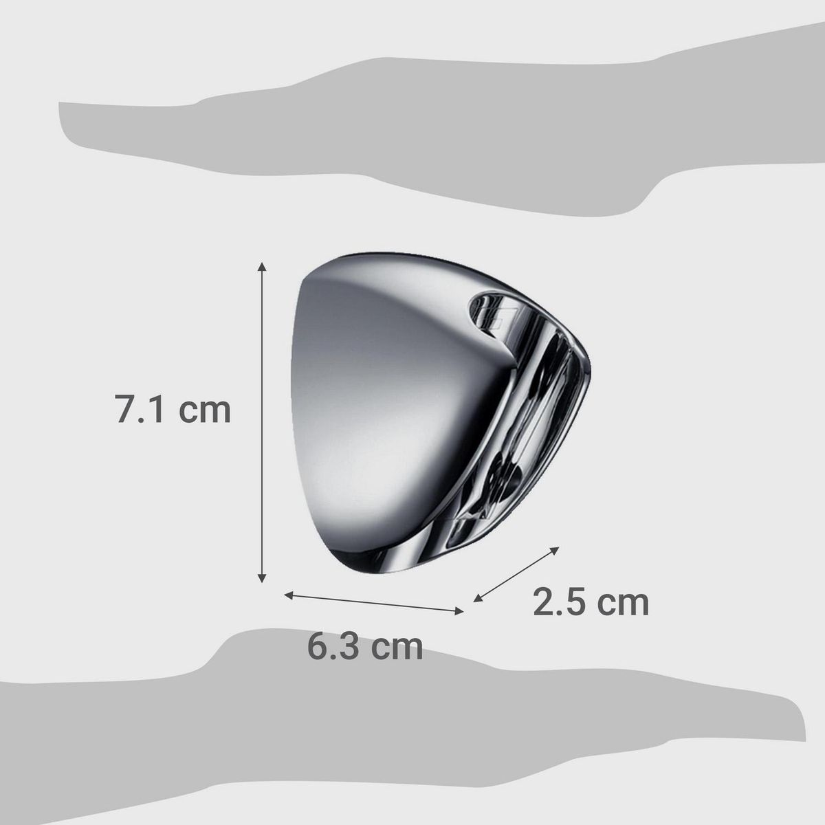 HANSGROHE - Soporte para teleducha cromo