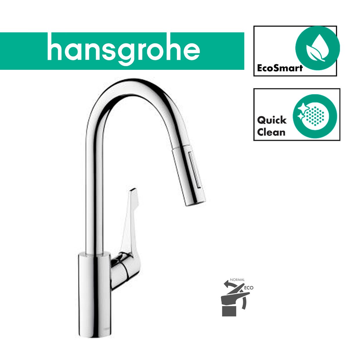 HANSGROHE - Monomando Cocina Cento Cromado