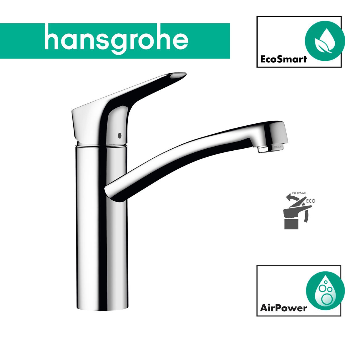 HANSGROHE - Monomando Cocina My Cube Cromado