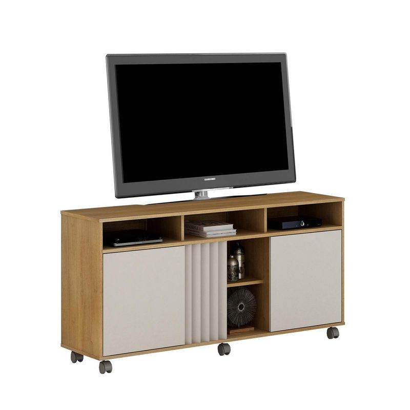 VEKKAHOME - Rack TV Viena Canela 55 " 136x66x36 cm