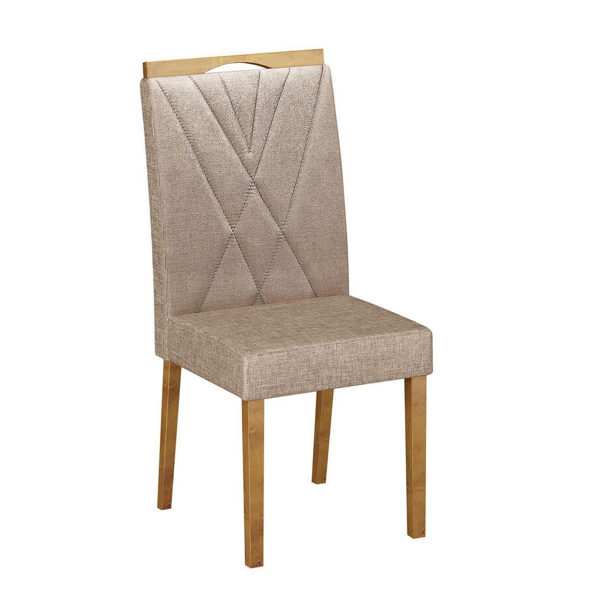 VEKKAHOME - Juego de Comedor Rose Lara 4 Sillas Mesa Redonda 120x78x120 cm Café/Blanco