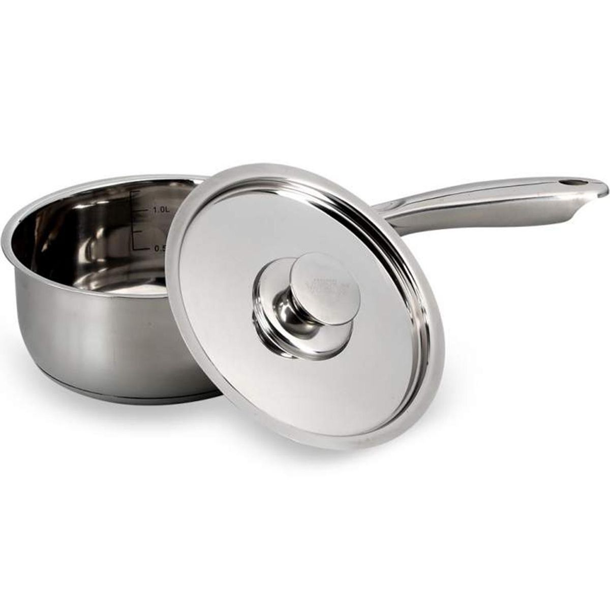 WENS - Batería de Cocina 8 Piezas Acero inoxidable 460 Plateado