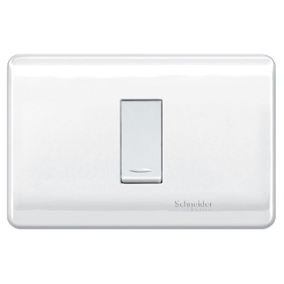 SCHNEIDER ELECTRIC - Placa Genesis armada con pulsador 16A 250V blanco