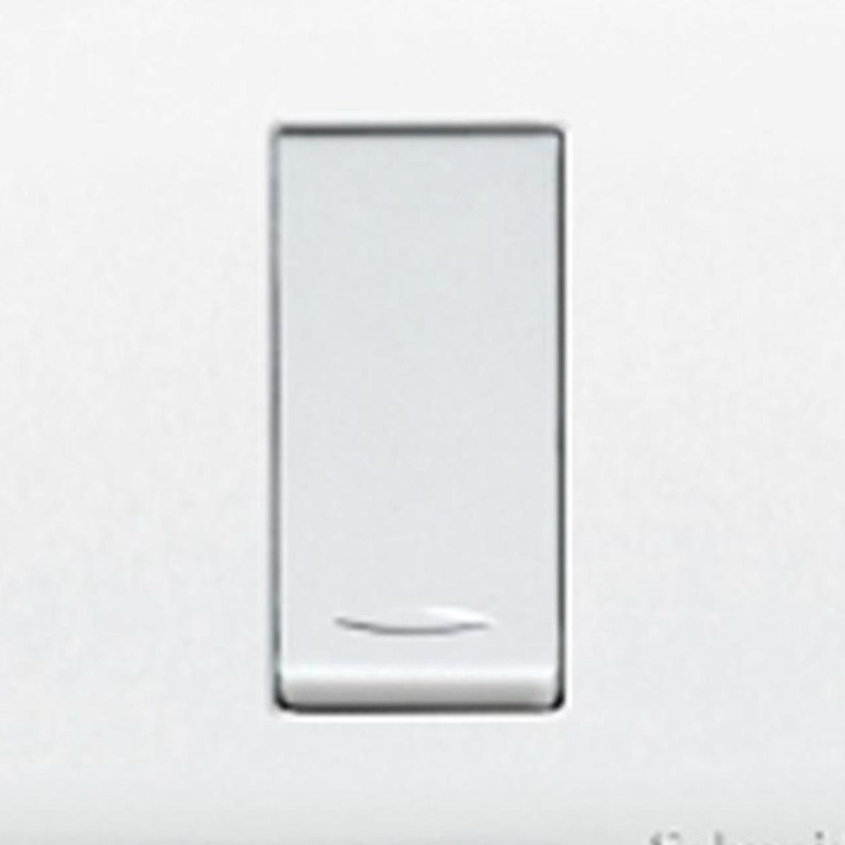 SCHNEIDER ELECTRIC - Placa Genesis armada con pulsador 16A 250V blanco