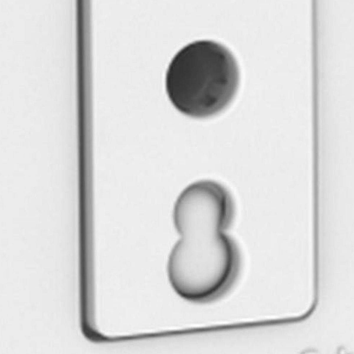 SCHNEIDER ELECTRIC - Casquete Genesis armado con tomacorriente 10/16A blanco