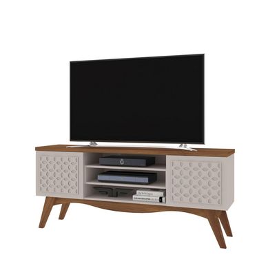 Rack TV Lineas Modernas Liz Beige Mate 70 