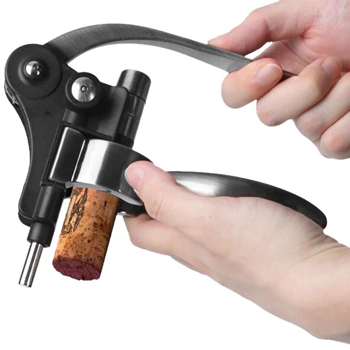 GENERICO - Descorchador de Vino Rabbit The Wine House Palanca Plateado