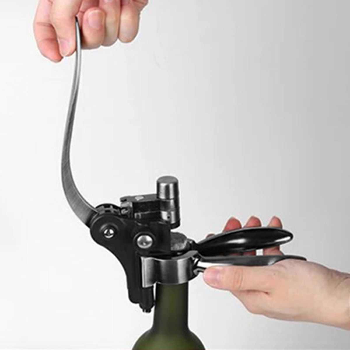 GENERICO - Descorchador de Vino Rabbit The Wine House Palanca Plateado