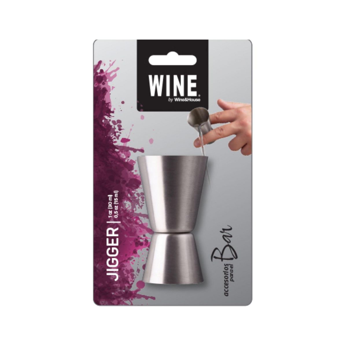 GENERICO - Jigger acero inoxidable