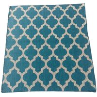 Alfombra Diseño 60x90 cm Poliéster AZUL