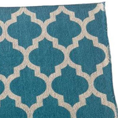 Imagen 2 del producto Alfombra Diseño 60x90 cm Poliéster AZUL