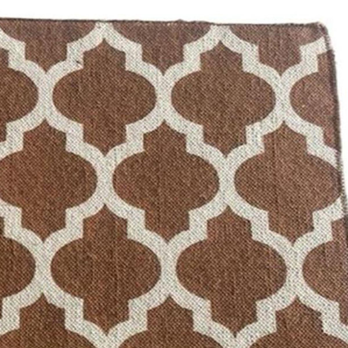 RONDA - Alfombra Diseño 60x90 cm Poliéster BEIGE