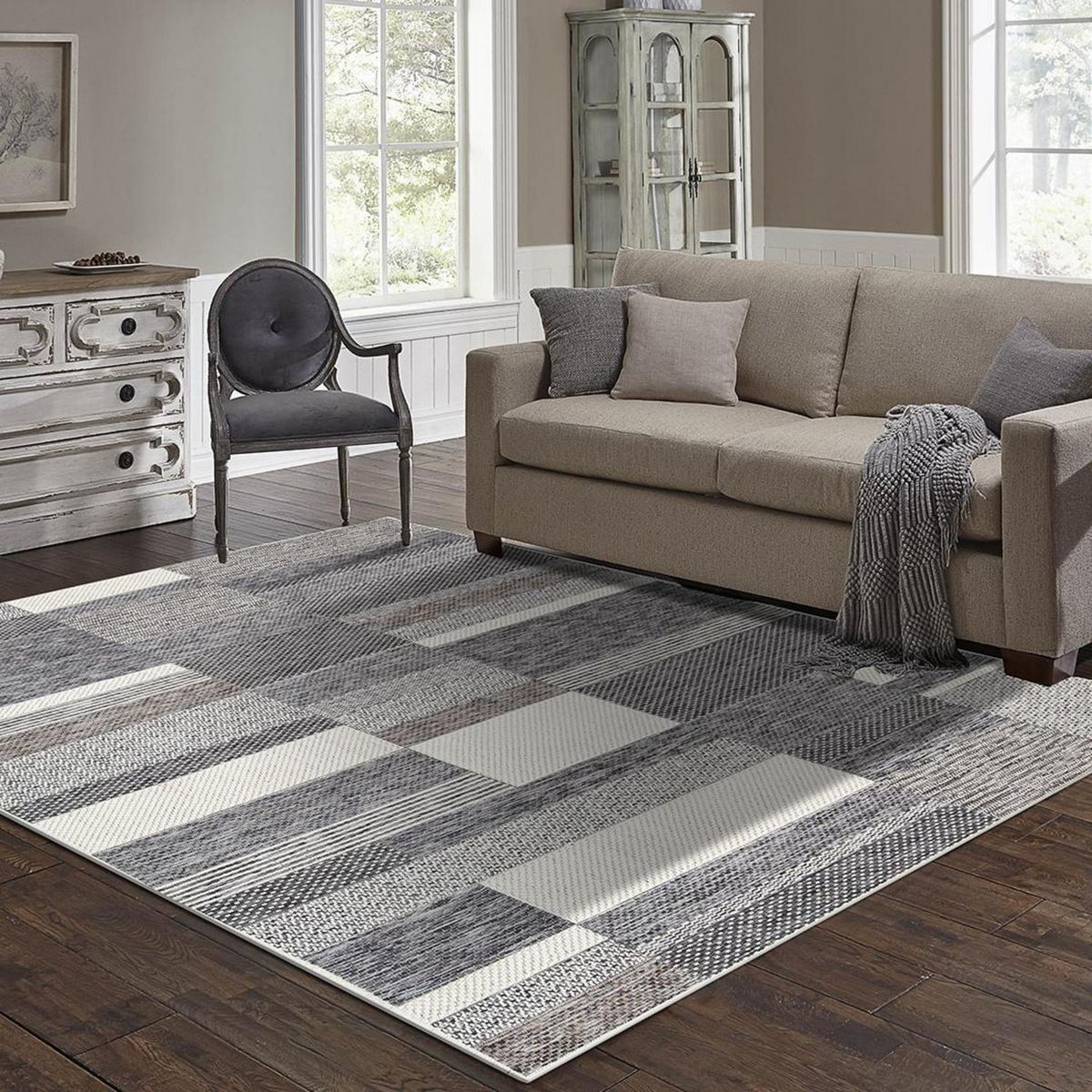 IDETEX - Alfombra Grande Land 240x340 cm Polipropileno Multicolor