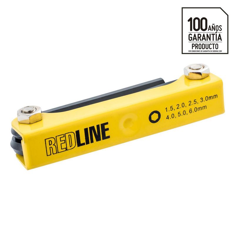 REDLINE - Set de llaves hexagonales 7 unidades