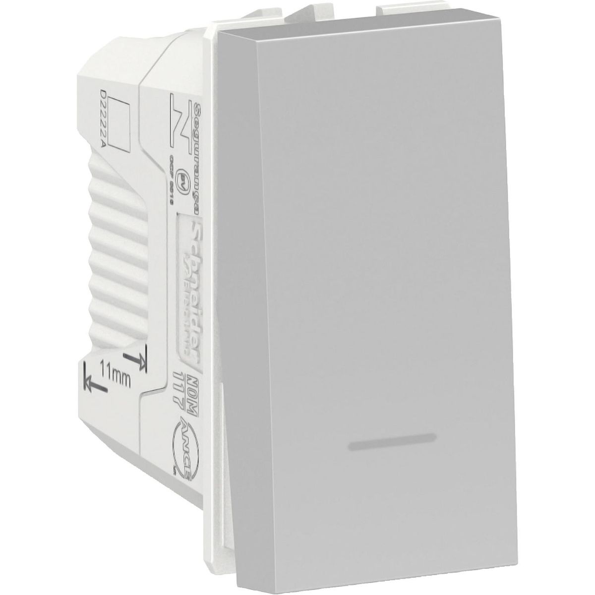 SCHNEIDER ELECTRIC - Módulo Orion Pulsador 10A 250V Aluminio