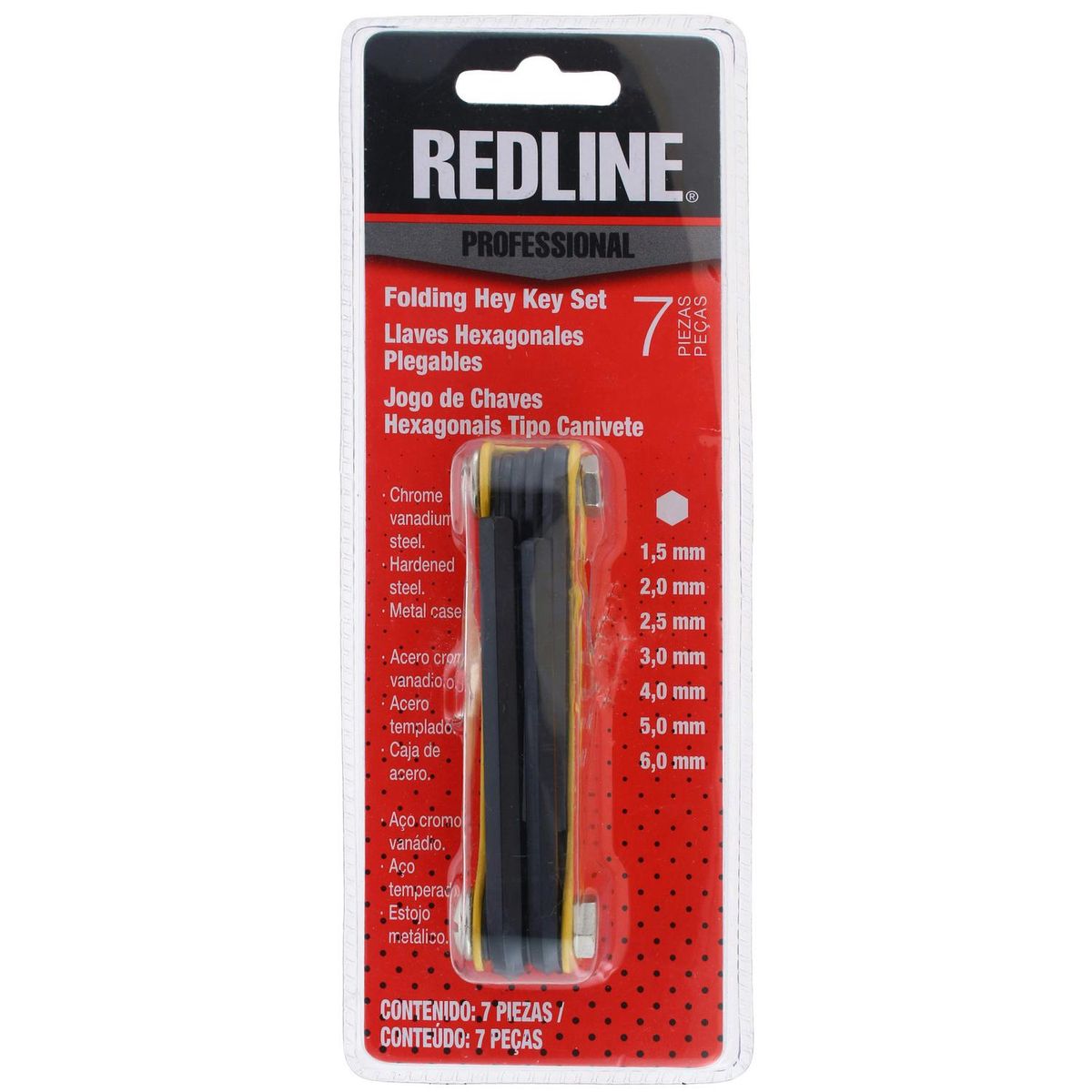 REDLINE - Set de llaves hexagonales 7 unidades