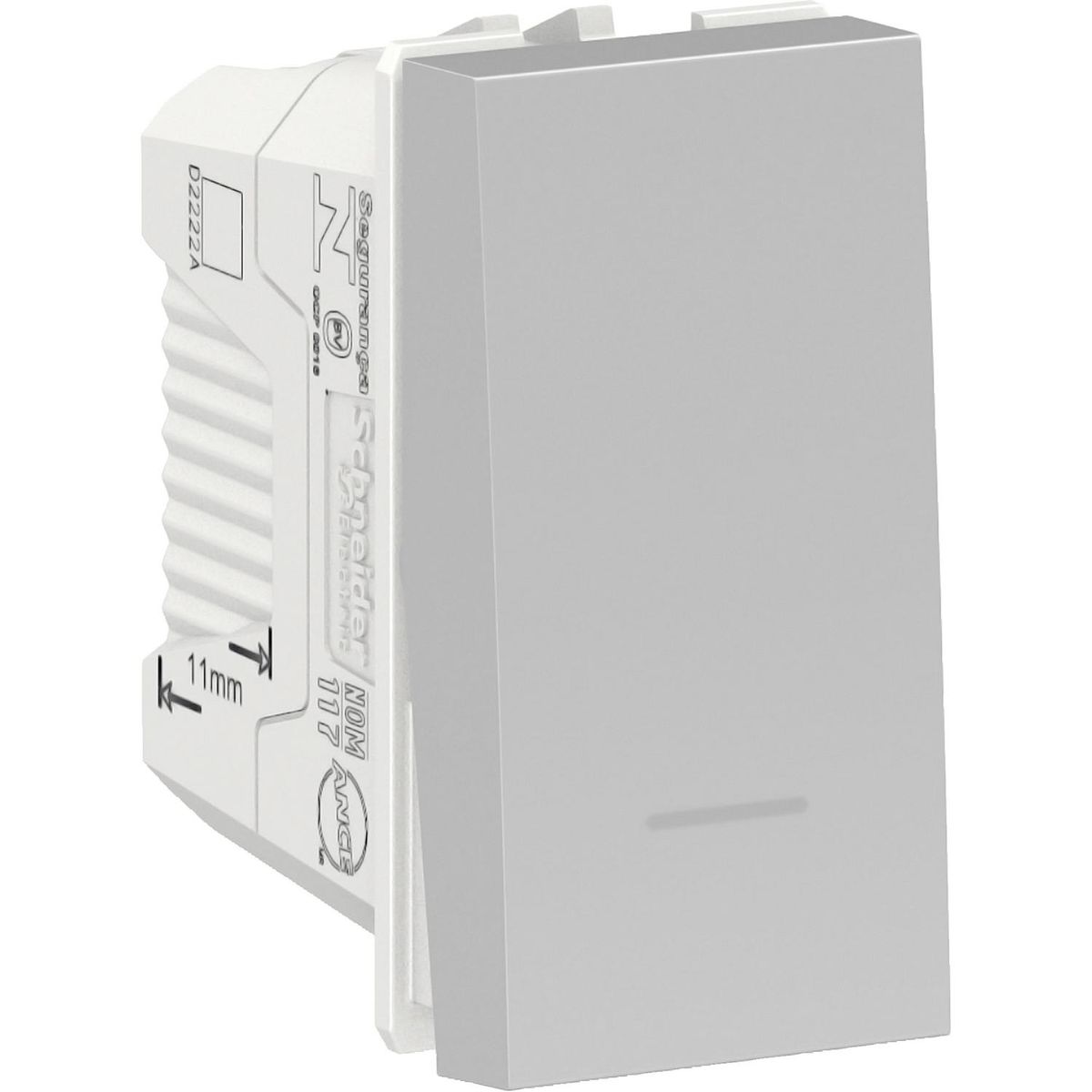 SCHNEIDER ELECTRIC - Módulo Orion interruptor 9/12 16A 250V aluminio