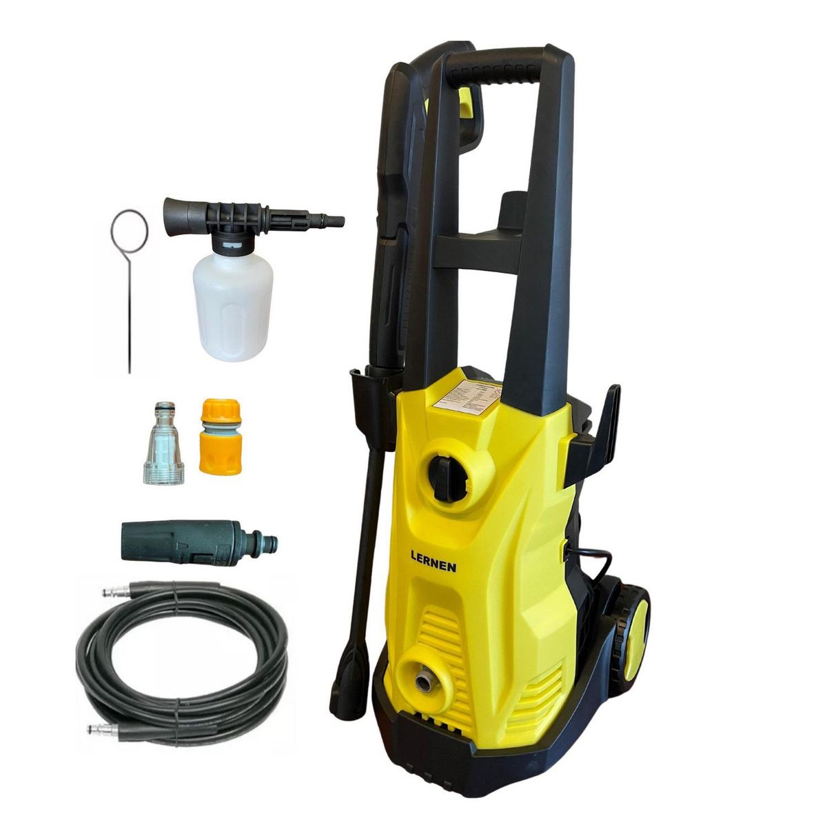 LERNEN - Hidrolavadora Eléctrica 1600 W 120 Bar HLP-1600