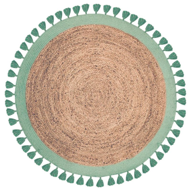 DIB - Alfombra Jute Malibu 150x150 cm Yute Aqua