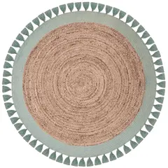DIB - Alfombra Jute Malibu 150x150 cm gris